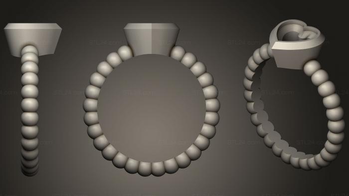 Jewelry rings (Ball Ring10, JVLRP_0280) 3D models for cnc